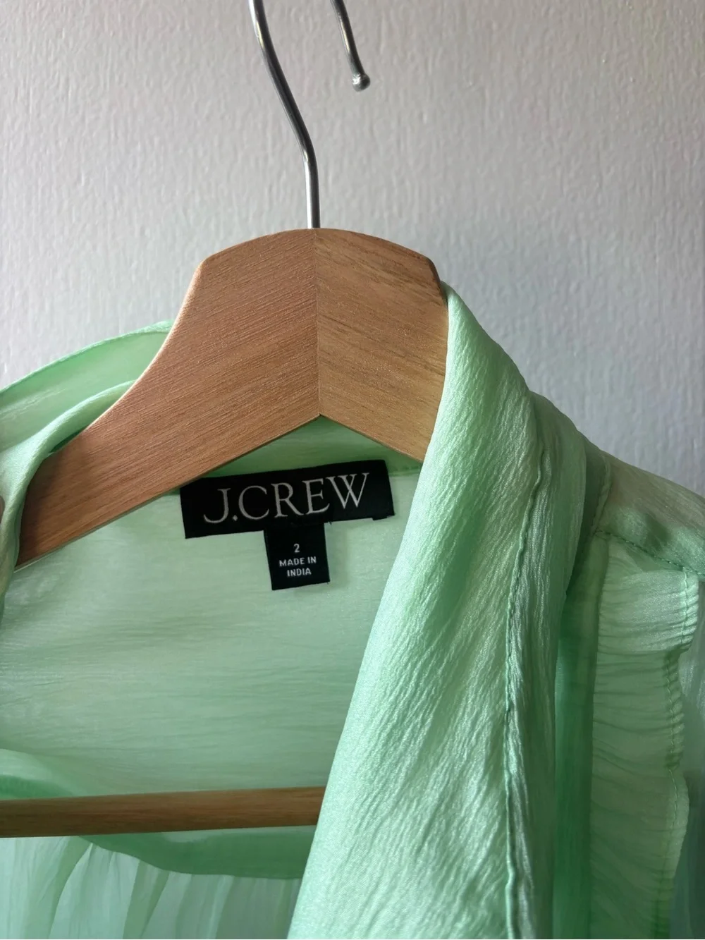 J. Crew light mint